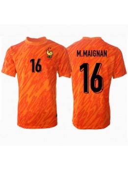 Francuska Mike Maignan #16 Golmanski Gostujuci Dres EP 2024 Kratak Rukavima Francuska Mike Maignan #16 Golmanski Gostujuci Dres EP 2024 Kratak Rukavima